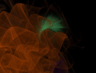 Imaginatory fractal abstract background Image