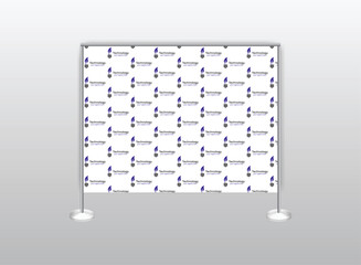 business step and repeat banner design template
