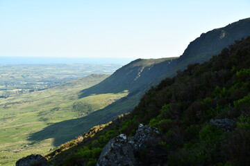 Coumshingaun Corrie Lake and the surrounding of Comeragh Mountains