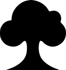 tree icon vector, solid illustration, flat pictogram sign, symbol, vector, art