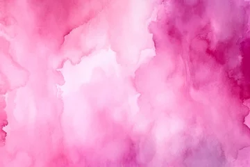 Foto op Aluminium Soft pink watercolor background with fluid gradients, perfect for designs needing a gentle and artistic touch. © Enigma