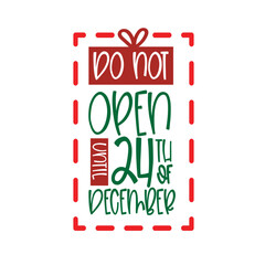 Christmas gift stamp