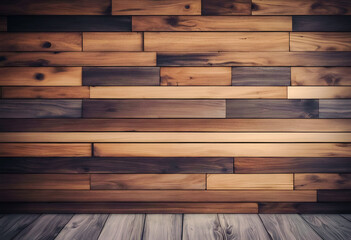 Brown wooden table texture. Brown planks background.
