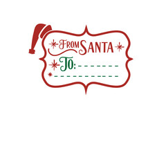 Santa Label