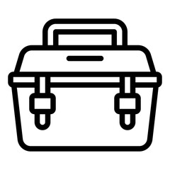 Toolbox black outline icon