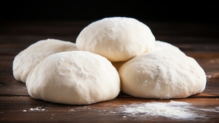 Fototapeta na wymiar dough on the table.