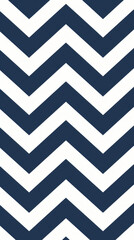 A pattern of navy and white chevron stripes running diagonally