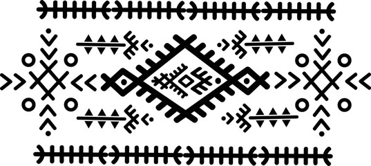 Berber  symbol, Tifinagh, Berber design, Amazigh culture , Amazigh  tattoo.Vector illustration. - obrazy, fototapety, plakaty