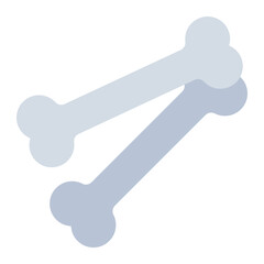 Bone colorful flat icon