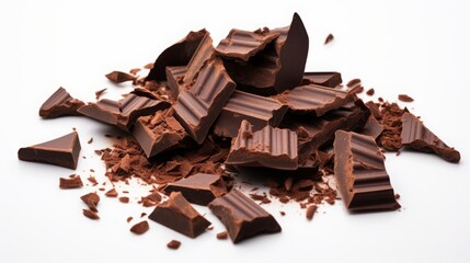 chocolate pieces.