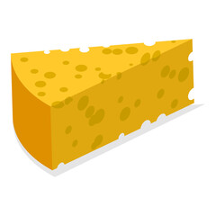 3D Isometric Flat  Set of Organic Dairy Products. Item 5