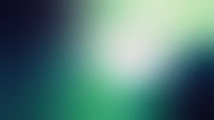 Foto op Plexiglas green and blue gradient trendy blur background , chroma grainy noise gradient, colourful background, liquid chameleon effect, y2k style, light glow noise gradient banner poster © Nastia