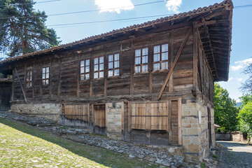 Nineteenth century houses in town of Elena, Bulgaria