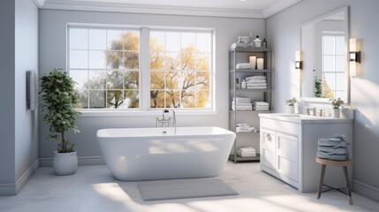 Crafting Your Dream Bathroom with These Creatively Inspiring Renovation Strategies. Generative AI