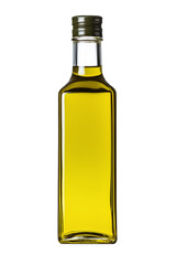 olive or oil bottle on transparent background. png file