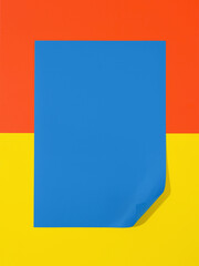 Multicolor background made of paper of different colors, copy space