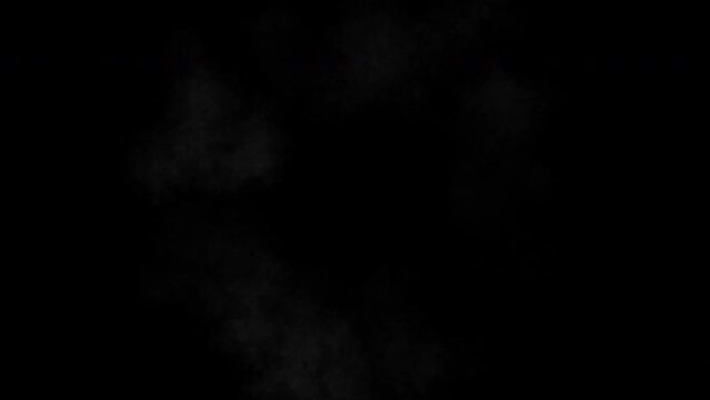 Shockwave smoke explosion. Steam or dust wave animation. Alpha channel is embedded