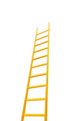 Golden ladder  , on a transparent background