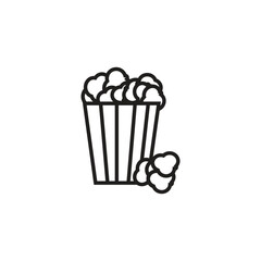 popcorn vector type icon