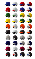 Baseball Batters Helmet (Delete Background for Pro Style)