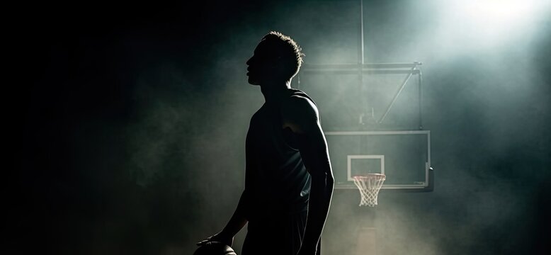 Hoop The Smoke and The Man with the Basketball Generative AI