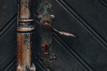 old door handle - Powered by Adobe