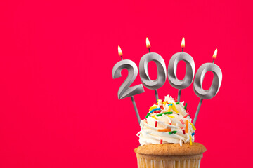 Candle number 2000 - Number of followers or likes