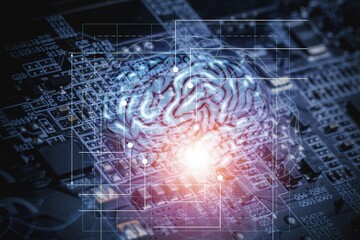 technology control ai concept and Developing codes