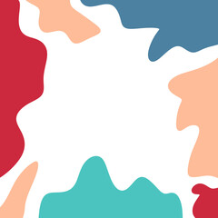 Abstract Shapes Corner Background