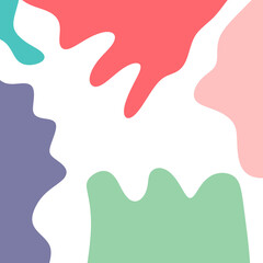 Abstract Shapes Corner Background