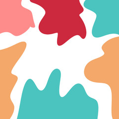 Abstract Shapes Corner Background