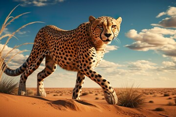 Leopard portrait
