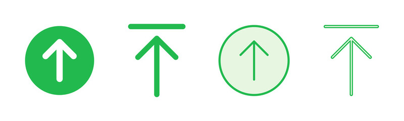 Upload icon set. load data symbol