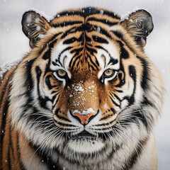 tiger animal on a white background