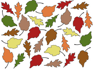 autumn leaves pattern