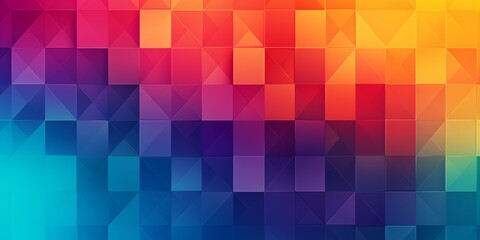 Obraz premium Vibrant Colorful Gradient Geometric Pattern Background Enriching Artistic Environments