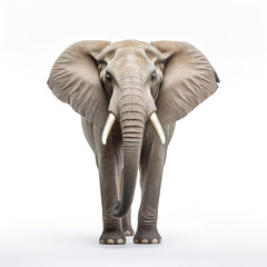 Obraz premium elephant animal on a white background