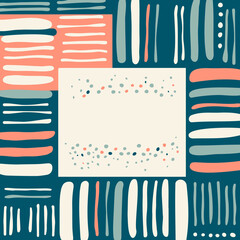 Abstract Square Pattern
