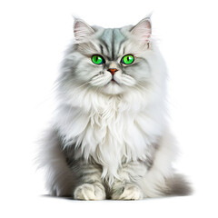 Fototapeta premium cat animal on a white background