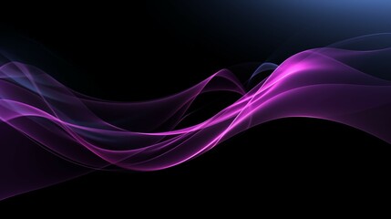 Minimalist Black Wallpaper for PC with Elegant Purple Accents and a Creative Edge