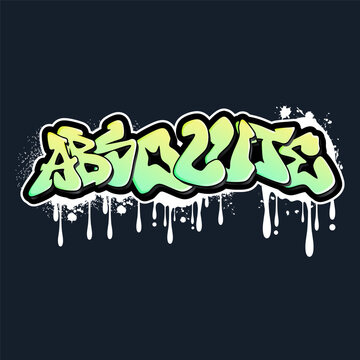 graffiti lettering typography art illustration
