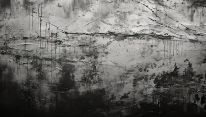 Abstract Aged Concrete Wall with Textured Paint