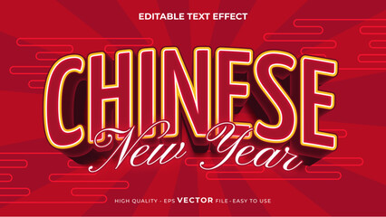 Editable Text Effect - Chinese New Year, Year of Dragon