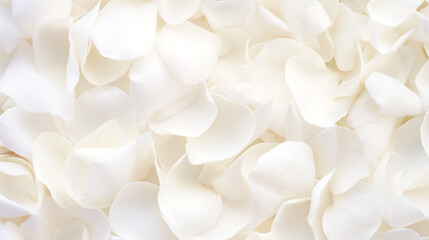 White rose petals background texture, template for inscriptions