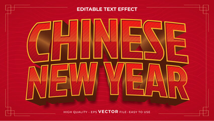 Editable Text Effect - Chinese New Year, Year of Dragon