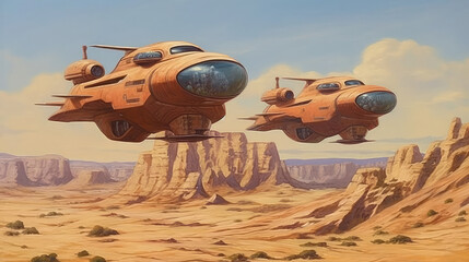 Futuristic Combat Air Support