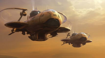 Futuristic Combat Air Support