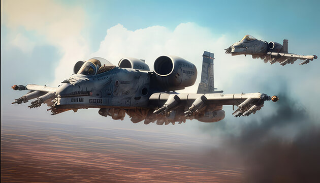 Futuristic Combat Air Support