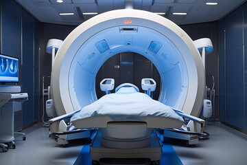 Professional MRI device in the hospital