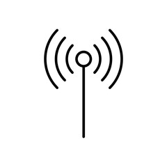 Antenna vector icon.Wifi icon vector illustration design.eps